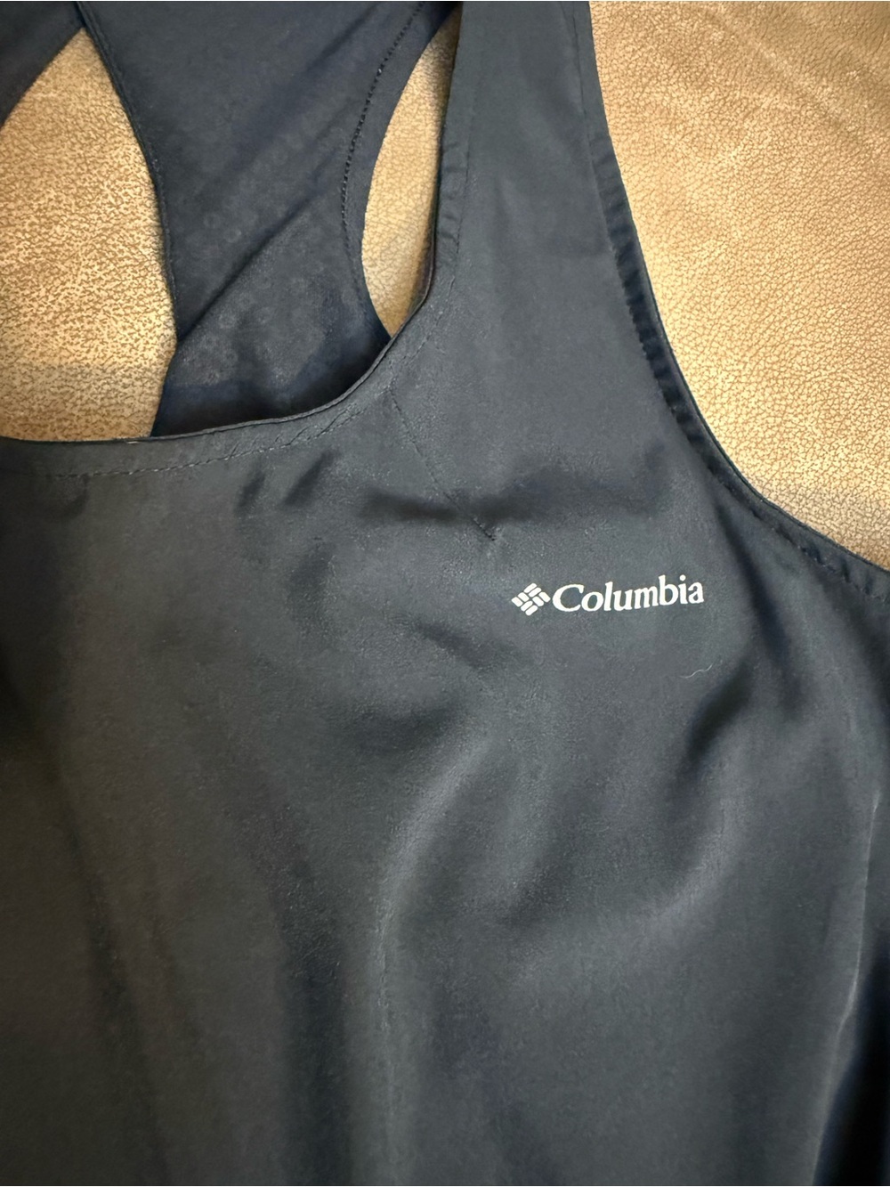 NEW! Columbia Black Racerback Swimdress with Skirt - Picture 3 of 6